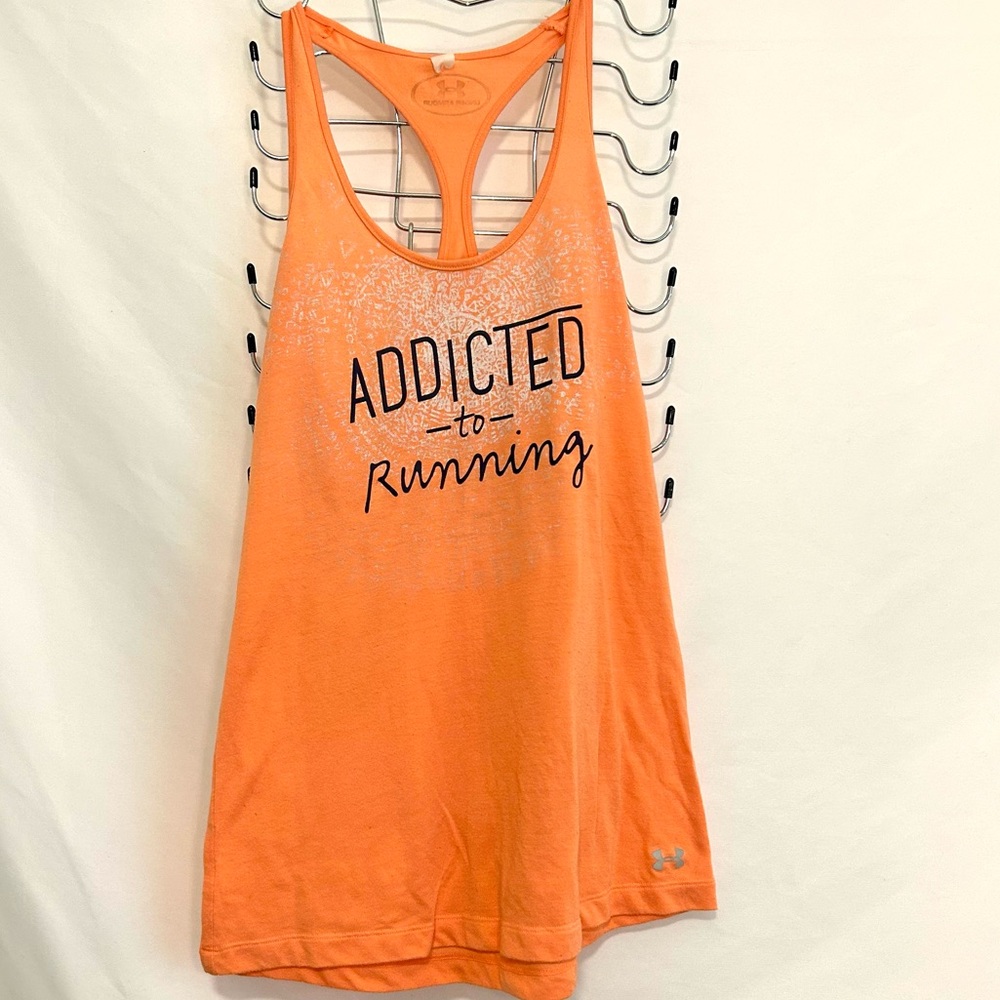 Under Armour Women's SMALL Vibrant Orange Tank Top